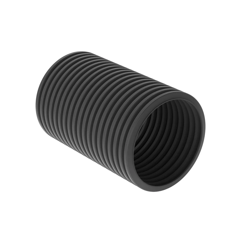 Corr. Loom Tubing Slit, 1.87" (47.5mm) X 100' (30.4m), Black,PK1 CLT188F-C20
