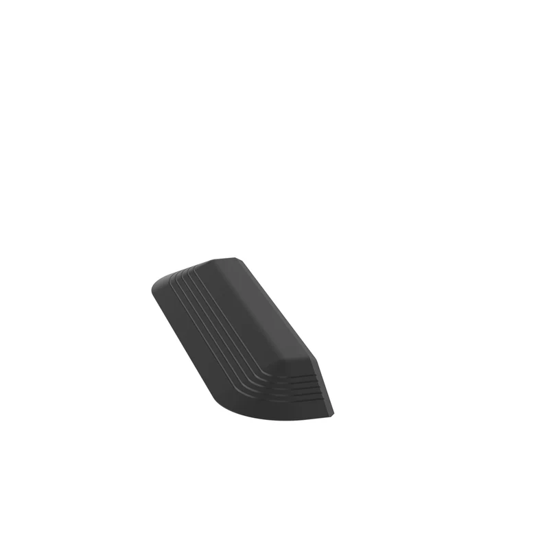 Above Floor Raceway End Cap Fitting, Black AFR4ECBL