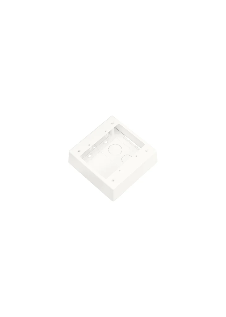 Surface Raceway, Power Rated Junction Box, 2-gang, 2-piece, White JBP2WH