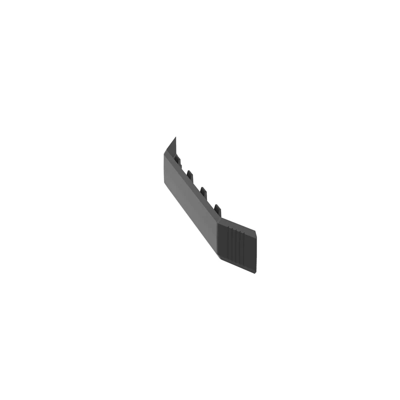 Above Floor Raceway Coupler Fitting, Black AFR4CCBL
