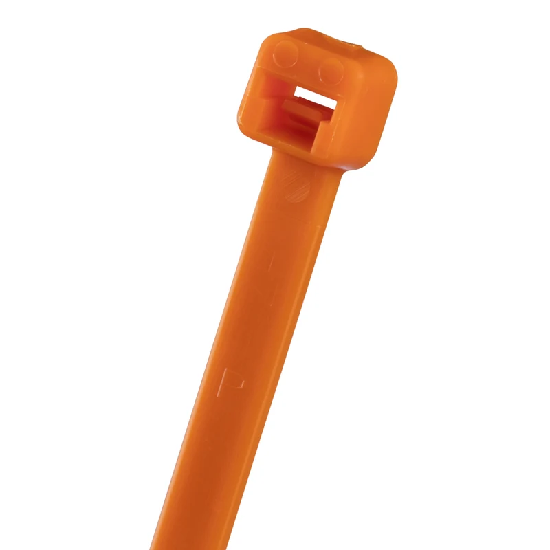 Cable Tie, Orange, PA6.6, 7.4"L (188 mm), 50lb, PK100 PLT2S-C3