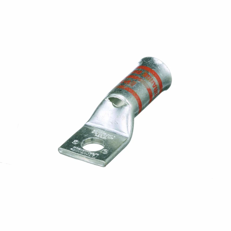 Pan-Lug™ Comp. Lug, 2/0, Flare, Tin Plt Copper, Strt, One .37" Stud LCAF2/0-38-X