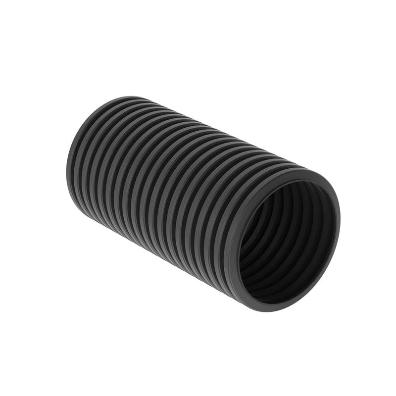 Corr. Loom Tubing Slit, 1.58" (40.0mm) X 10' (3.0m), Black,PK1 CLT150F-X20