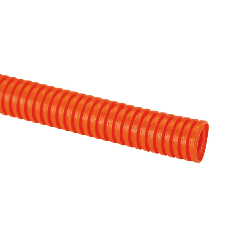 Corr. Loom Tubing Solid, .50" (12.7mm) x 100', Orange,PK1 CLTS50F-C3