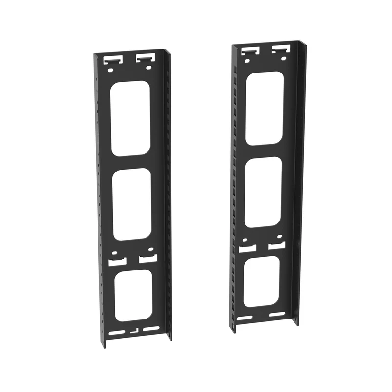 TrueEdge™ 9RU Equipment Rail Kit, Black WME9ERAIL