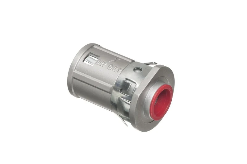 CONNECTOR BX/FLEX 3/8" SNAP INSULATED ZINC