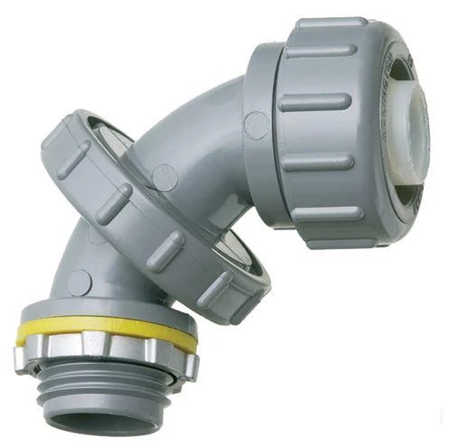CONNECTOR LIQUIDTIGHT 3/4" 0 TO 90D PLASTIC