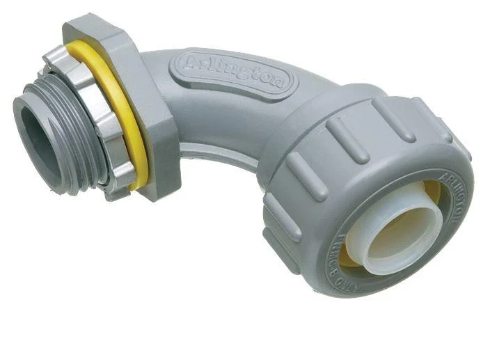 CONNECTOR LIQUIDTIGHT 3/4" 90D PLASTIC