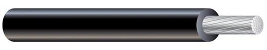 Electrical Wire RWU90 250 MCM Aluminum 1000 V Black RWU250BLKALU