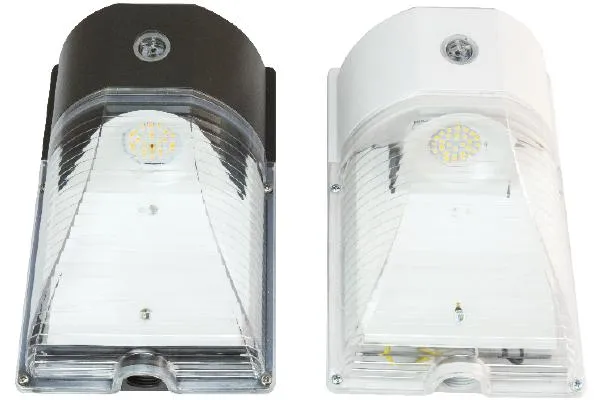 FIXTURE LED WALL PACK 25W 4000K PHOTOCELL 120-277V BRONZE