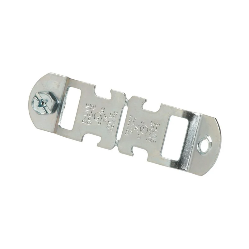 CONDUIT CLAMP 1" EMT-RIG BREAK-APART /PAIR ZN PLATED
