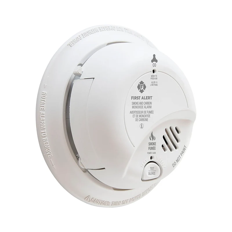 Combo Smoke and CO Alarm with Replaceable Battery Backup