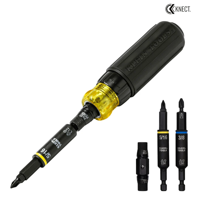 11-IN-1 RATCHETING IMPACT-RATED SCREWDRIVER/NUT DRIVER