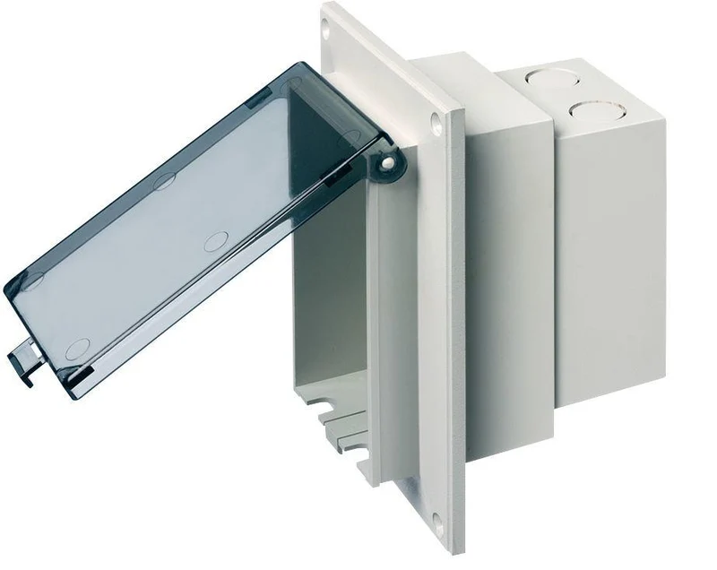 BOX RECESSED WEATHERPROOF 1G WITH COVER