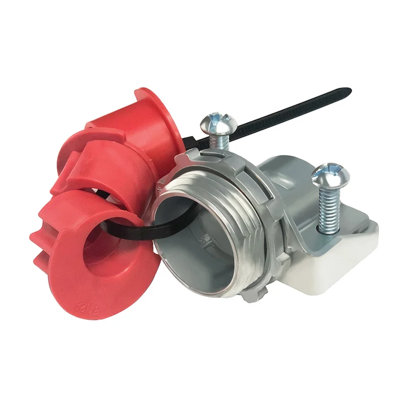 CONNECTOR BX/FLEX/NMD/NMWU 1" 2-SCREW ZINC