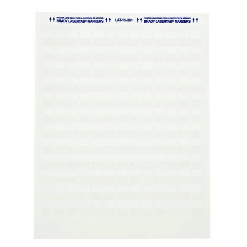 LABEL POLYESTER 0.50 X 0.75" 156/SHEET LASER WHITE