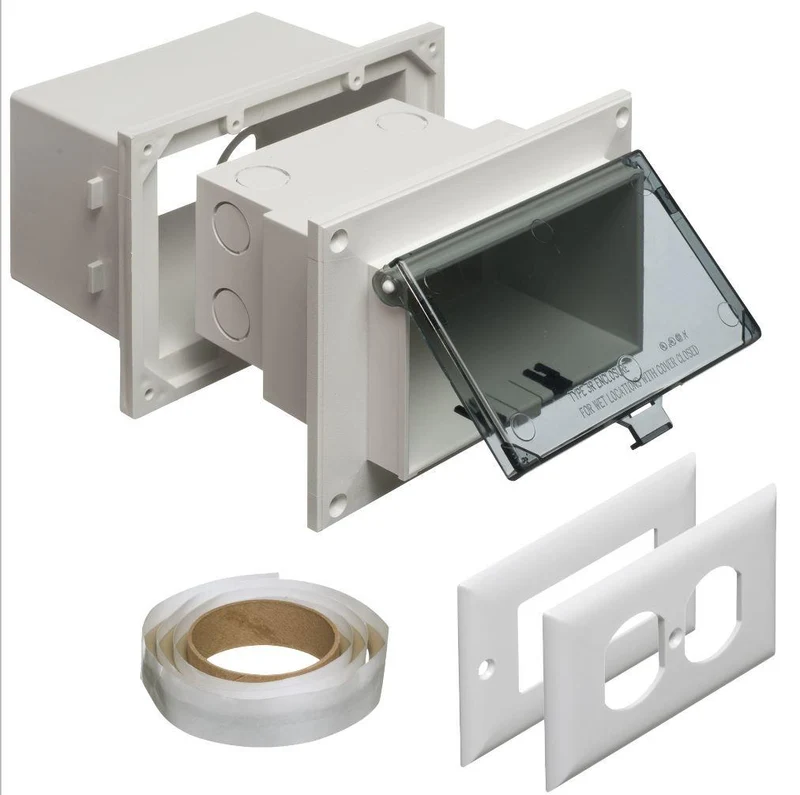 BOX HORIZONTAL NON-METALLIC WITH COVER FOR BRICK