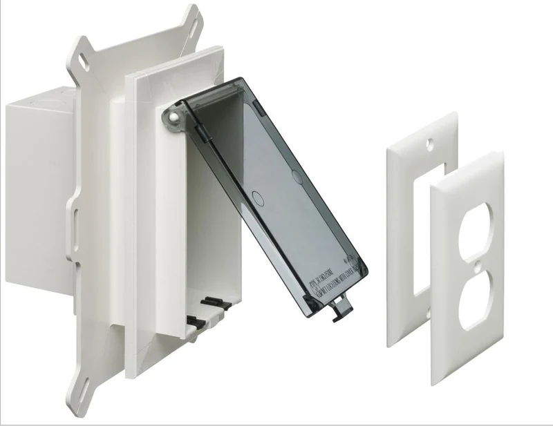 BOX CLEAR PLASTIC 1G FOR VINYL SIDING