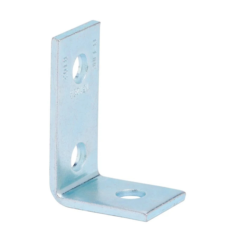 FITTING CHANNEL 90D 3-1/2X2-1/4" 3-HOLE ZINC PLATED