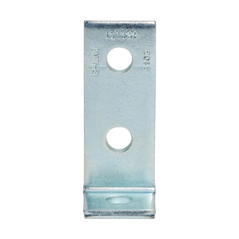 FITTING CHANNEL 90D 4-1/8X1-5/8" 3-HOLE ZINC PLATED