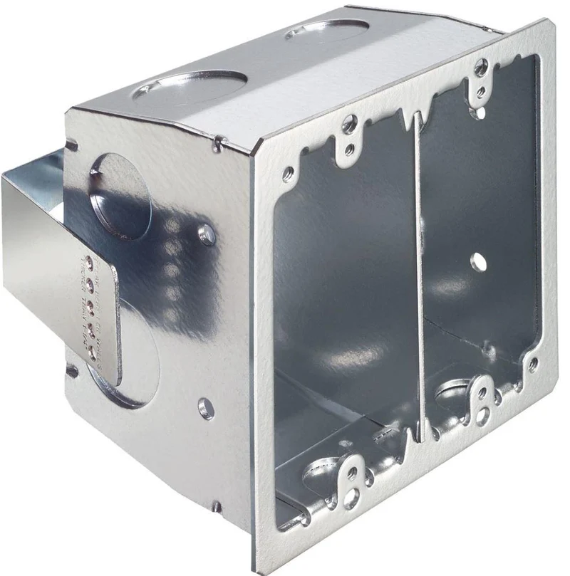 BOX METAL 2G OR SQUARE 4X4"