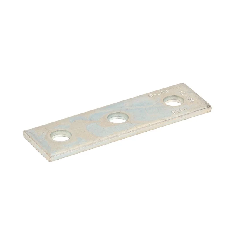 FITTING CHANNEL FLAT 5-3/8" LONG 3-HOLE HDG