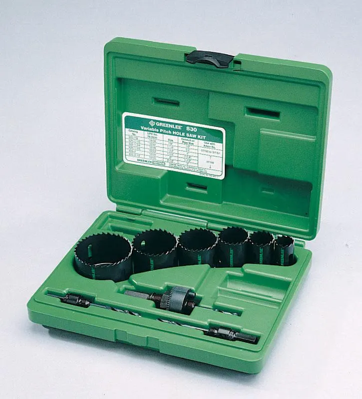 HOLE SAW BIMETAL KIT 1/2 TO 2" CONDUIT SIZE