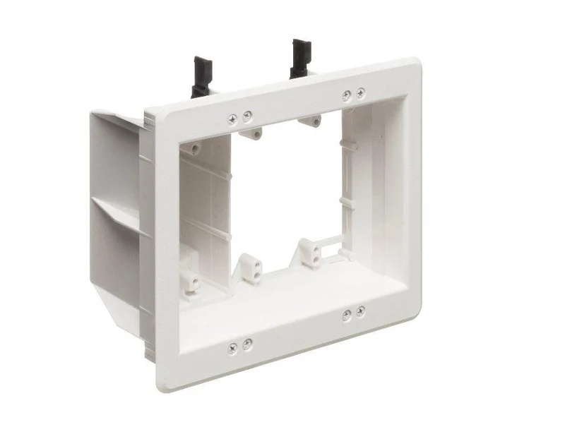 BOX RECESSED TV KIT 3G FOR POWER & LOW VOLTAGE WHT