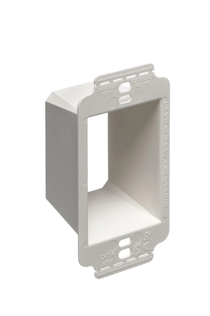 BOX EXTENDER 1 GANG UP TO 1-1/2" DEPTH