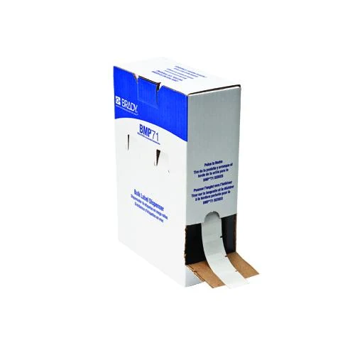 WIRE MARKER VINYL 1.00 X1.00" 2500/ROLL WHITE