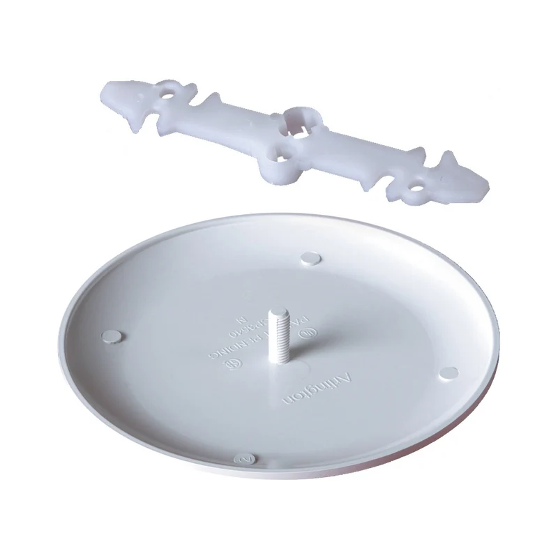 PLATE COVER CEILING FOR 3-1/2" & 4" BOX WHITE