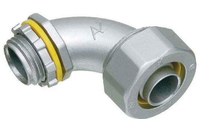 CONNECTOR LIQUIDTIGHT 1/2" 90 DEGREES ZINC