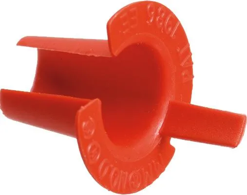 ANTI-SHORT BUSHING PLASTIC 1-1/4" RED 10/BAG