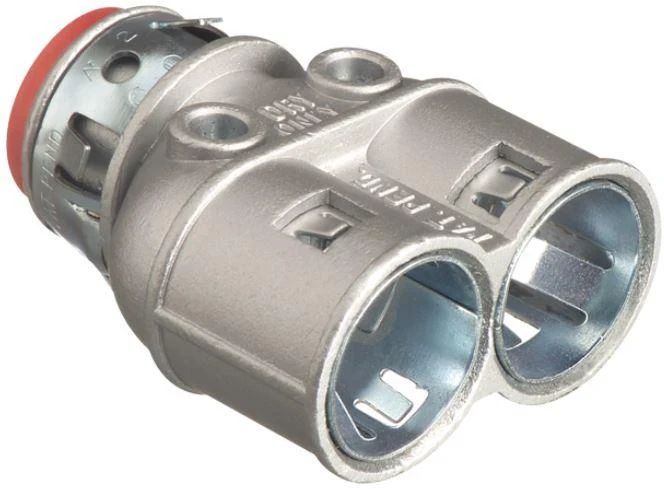 CONNECTOR BX/FLEX 3/8" SNAP INSULATED ZINC