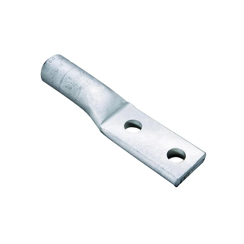 LUG COMPRESSION #2/0 CU/AL WIRE 2-HOLE 1/2" OLIVE