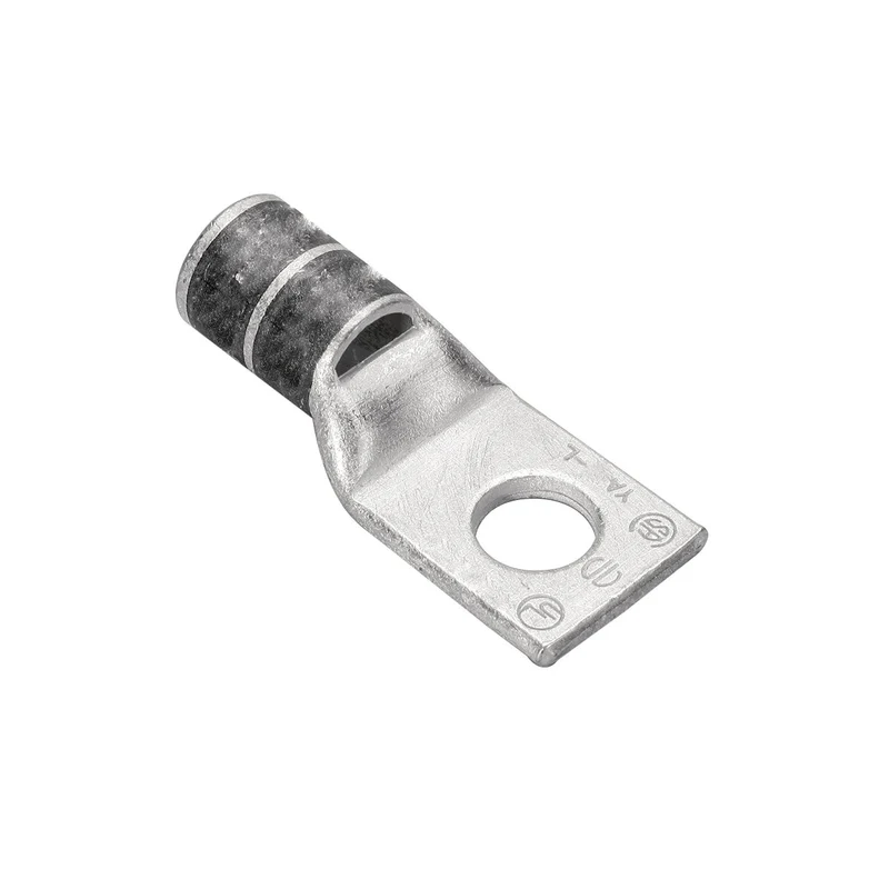 LUG COMPRESSION #6 COPPER WIRE 1/4" HOLE BLUE