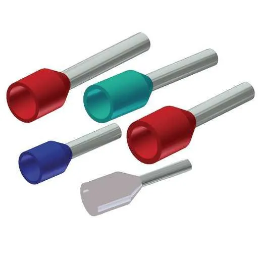 FERRULE INSULATED FOR #6 WIRE 0.95" LENGTH BLUE
