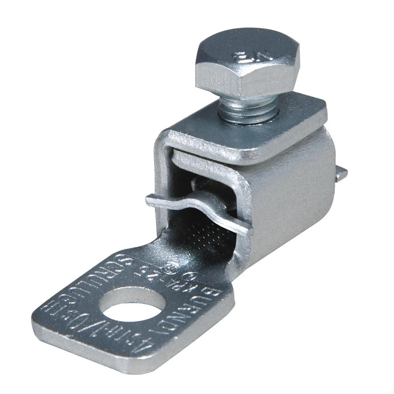 LUG MECHANICAL STRAIGHT 1C #4 TO #14 CU 1/4" HOLE