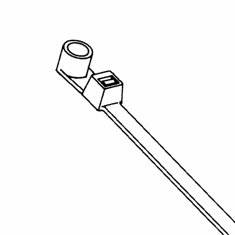 CABLE TIE 8.10" X 0.180"W 50LB #10 HOLE NYLON NATURAL