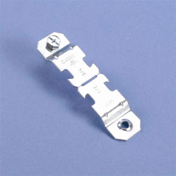 CONDUIT CLAMP 1-1/4" EMT-RIG BREAK-APART /PAIR ZN PLATED