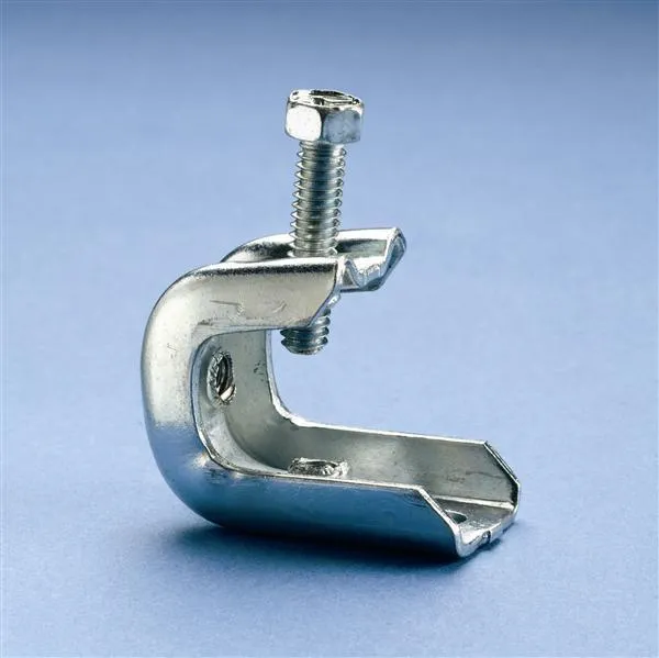 BEAM C-CLAMP 3/4" MAX FLANGE 3/8"-16 ROD ELECTROGALV.