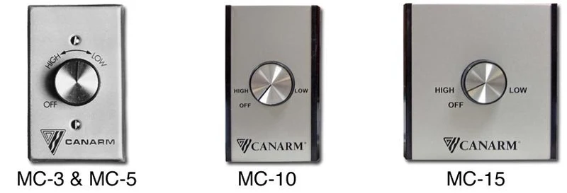 CONTROL FAN VARIABLE SPEED 5A 120V WITH PLATE