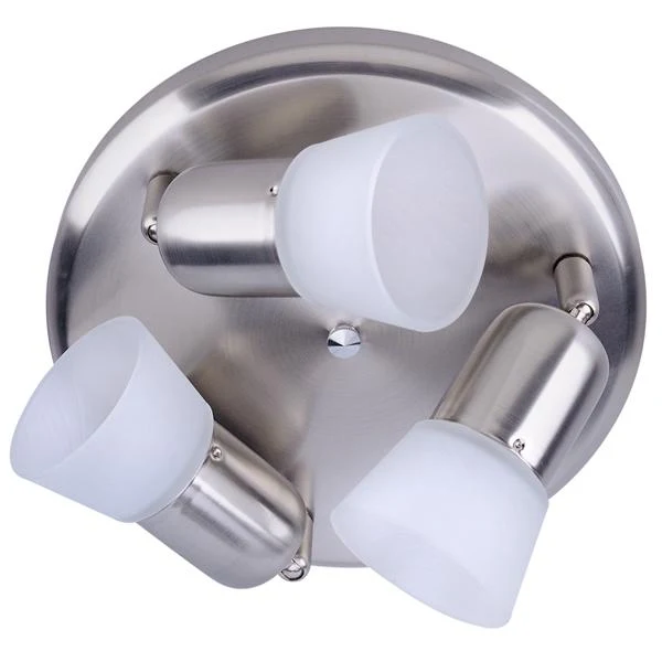 FIXTURE CEILING 10" FROSTED GLASS 3X 60W PEWTER