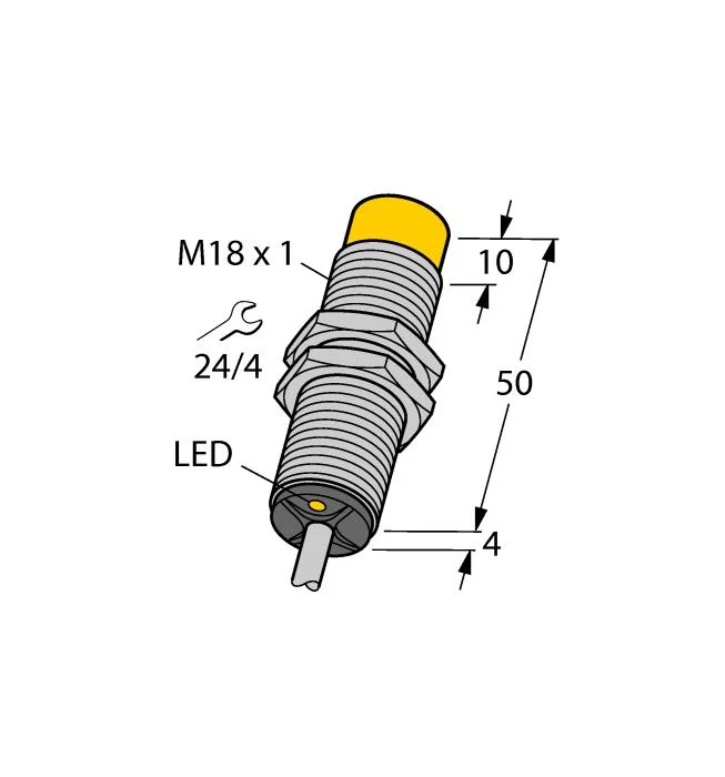 PROXIMITY SENSOR 18MM PNP 10MM RANGE NI10-G18-AP6X 50MM