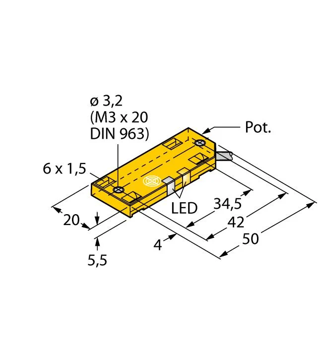 LEVEL SENSOR 5.5MM PNP 10MM RANGE BC10-QF5.5-AP6X2