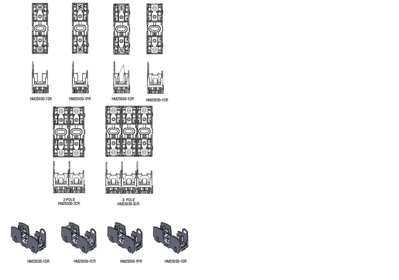 FUSE BLOCK CLASS H 30A 250V 3P BOX LUG