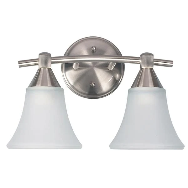FIXTURE WALL VANITY 2 LIGHT TYPE A 100W PEWTER