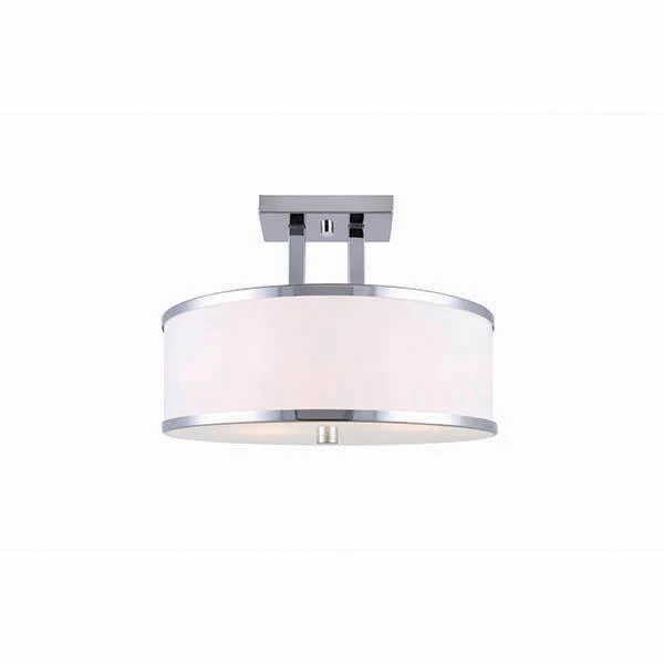 FIXTURE CEILING ROUND 3X60W TYPE A 15X10" CHROME
