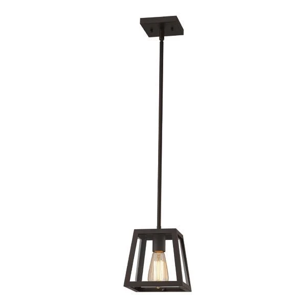 FIXTURE DOWN PENDANT 7"D 1X100W OIL RUBBED BRONZE