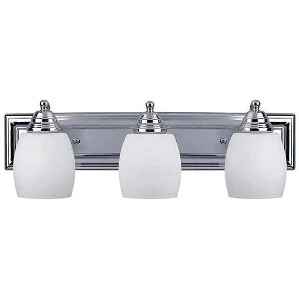 FIXTURE WALL VANITY 3 LIGHT TYPE A 100W CHROME
